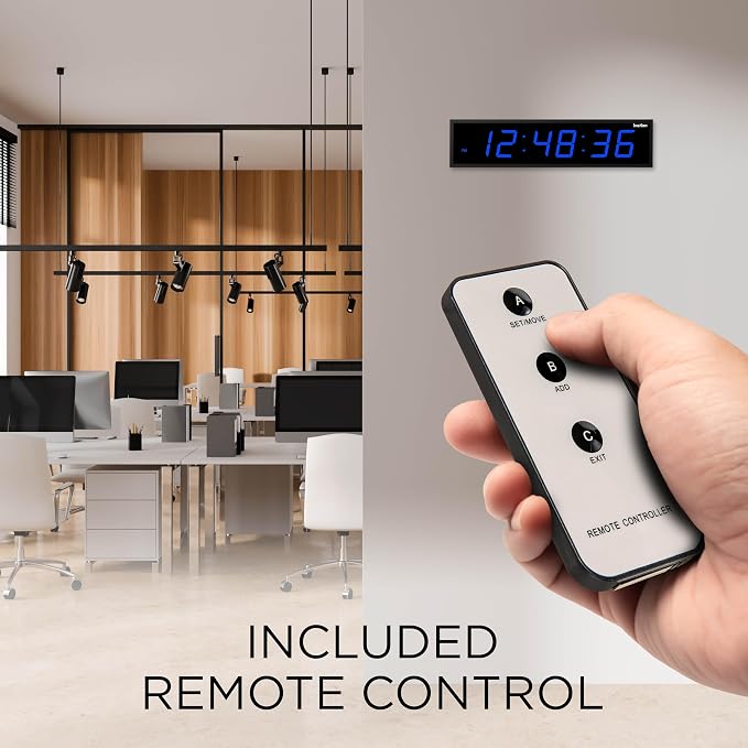 Ivation Oversized Large Digital Wall Clock - Image 5