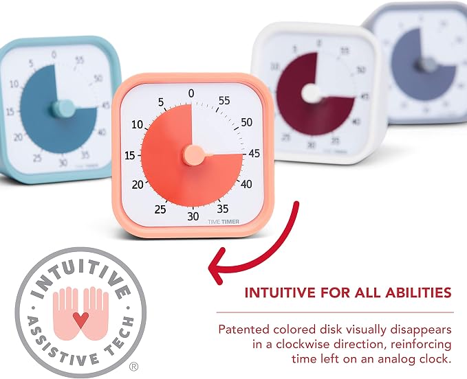 TIME TIMER Home MOD – 60-Minute Visual Timer, Homeschool Supplies Study Tool - Image 4