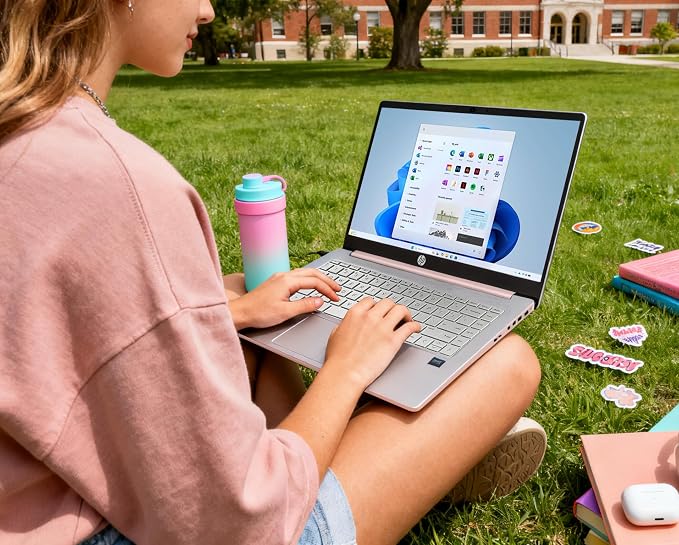 HP 14 Essential Laptop Computer, 2026 Edition, 4GB DDR5 RAM, 128GB SSD, Intel N150 CPU, Long Battery Life, 1TB Cloud Storage, Windows 11 with Microsoft 365 - Image 7