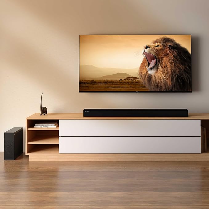 Hisense HS2100 2.1ch Soundbar with Wireless Subwoofer, Dolby Audio, DTS Virtual:X, HDMI ARC, Bluetooth 5.3, Remote Control, 6 EQ Modes - Image 10