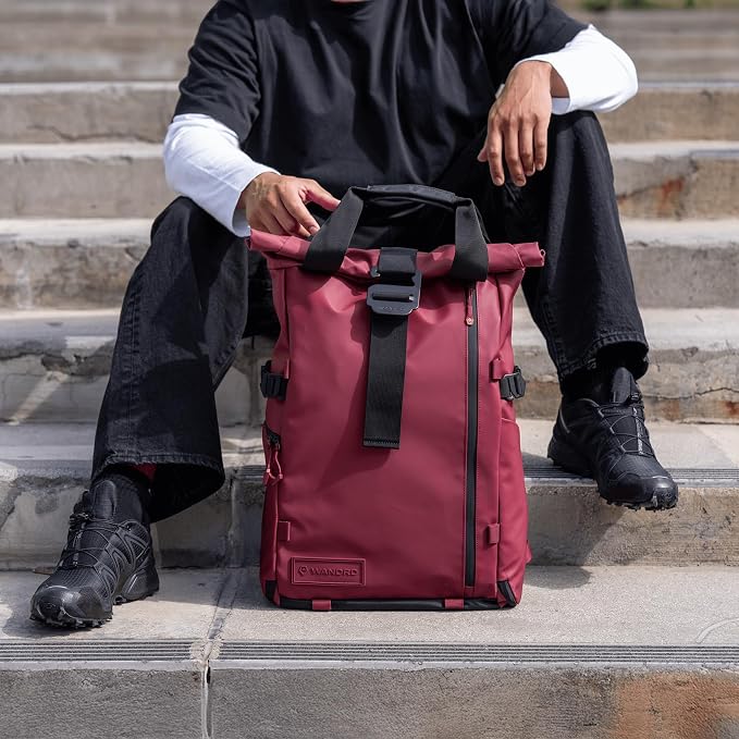 WANDRD PRVKE Rolltop 41L V4 Camera Backpack – Expandable Weatherproof Travel Bag - Image 6