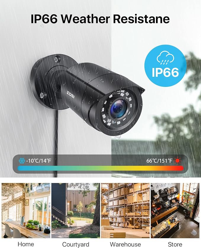ZOSI 8CH 5MP Lite Security Camera System Outdoor - Image 2