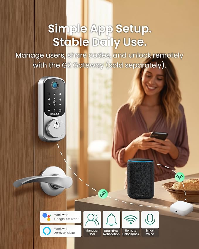 DESLOC B200 Fingerprint Smart Lock - Image 7