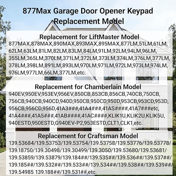Garage Door Opener Keypad Compatible - Image 3