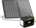 MARBERO 88.8Wh Solar Generator with 21W Solar Panel Included Portable Power Station 80W 110V 120W Max for Camping Outdoor Hiking Fishing Emergency by MARBERO