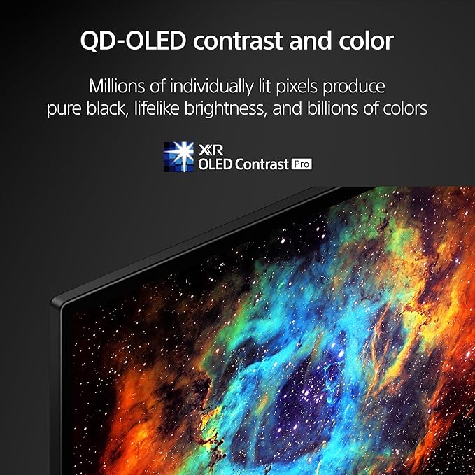 Sony XR77A95L 77 Inch QD-OLED 4K UHD Smart Google TV with AI Upscaling and 3 Year Amber Protection Plan (2023) - Image 7