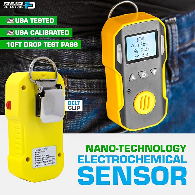Carbon Monoxide Detector CO Analyzer + Pump by Forensics | USA NIST Calibration - Image 3