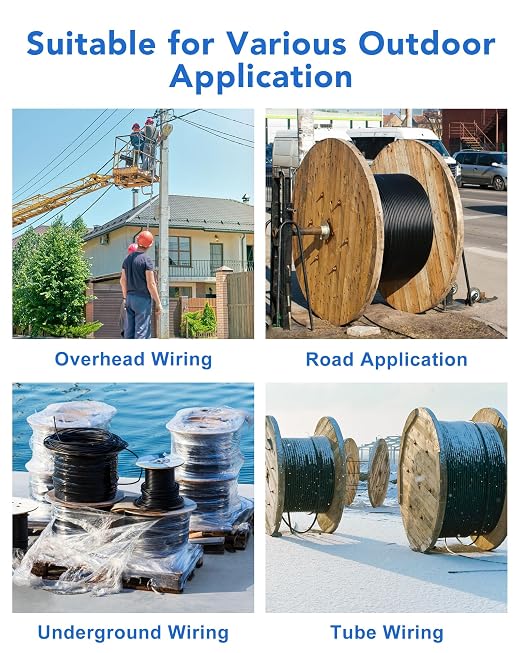 30M Uniboot LC to LC Fiber Patch Cable, OS2 Outdoor Armored Fiber Optic Cable - Image 8