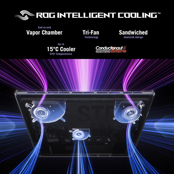 ASUS ROG Strix G16 (2025) Gaming Laptop, 16” ROG Nebula Display 16:10 2.5K 240Hz/3ms, NVIDIA® GeForce RTX™ 5060 GPU, Intel® Core™ Ultra 9 Processor 275HX, 16GB DDR5, 1TB SSD, Wi-Fi 7, Wind11 Home - Image 4