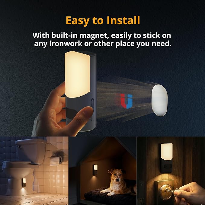 Lyridz Motion Sensor Wall Sconce, Up & Down Dual Beam Rechargeable Night Light - Image 6