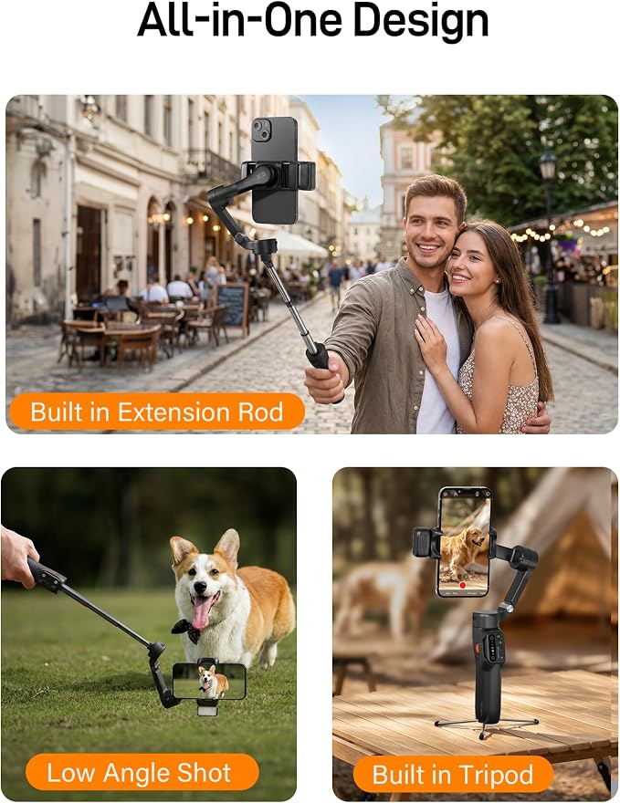 hohem iSteady X3 Upgraded New Gimbal Stabilizer - Image 6