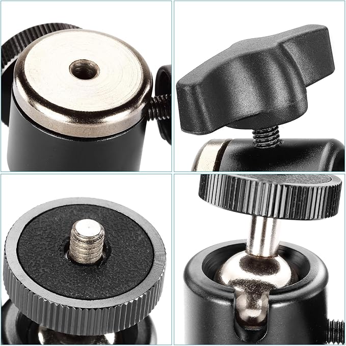 Neewer® Aluminum Alloy 360 Degree Rotating Swivel Mini Ball Head - Image 6