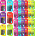 Weewooday 18 Pieces Small Basic Calculator Bulk 8 Digit Solar Battery Dual by Weewooday