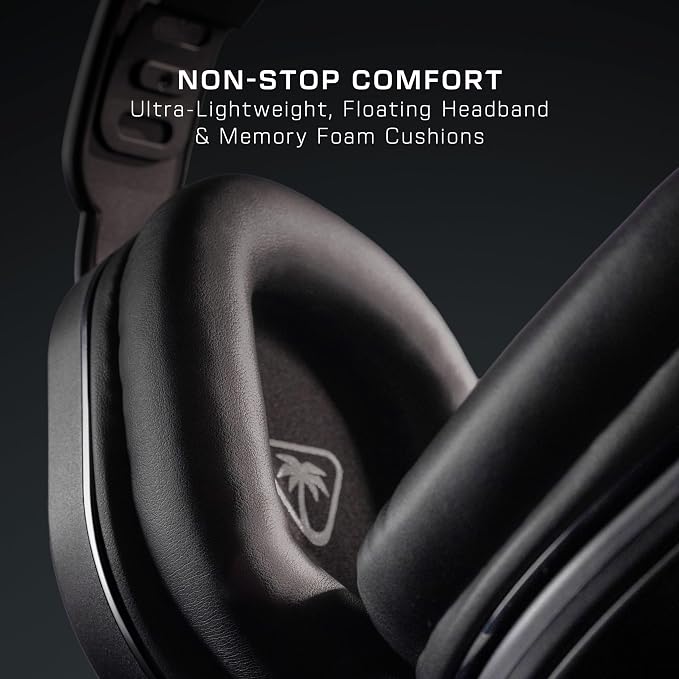 Turtle Beach Stealth 500 Wireless Multiplatform Gaming Headset for Xbox, PC | Xbox Series X|S, Xbox One, Bluetooth, 40mm Drivers, Rechargeable 40-Hr Battery, Flip-to-Mute Mic, Memory Foam Cushions, Black - Image 6