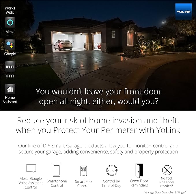 Smart Garage Door Kit with YoLink Hub - Image 7