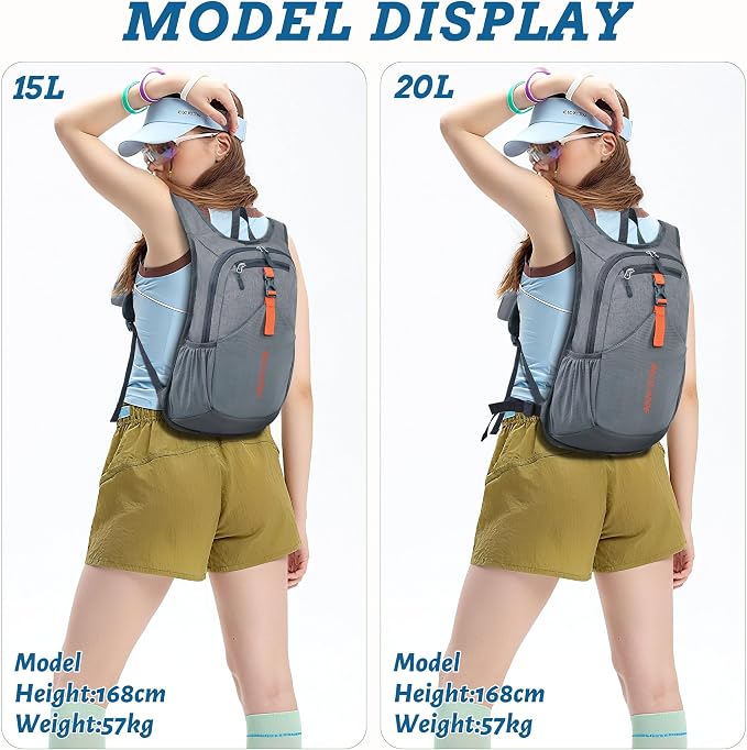 BECOJADDE 20L Small Hiking Backpack - Image 5