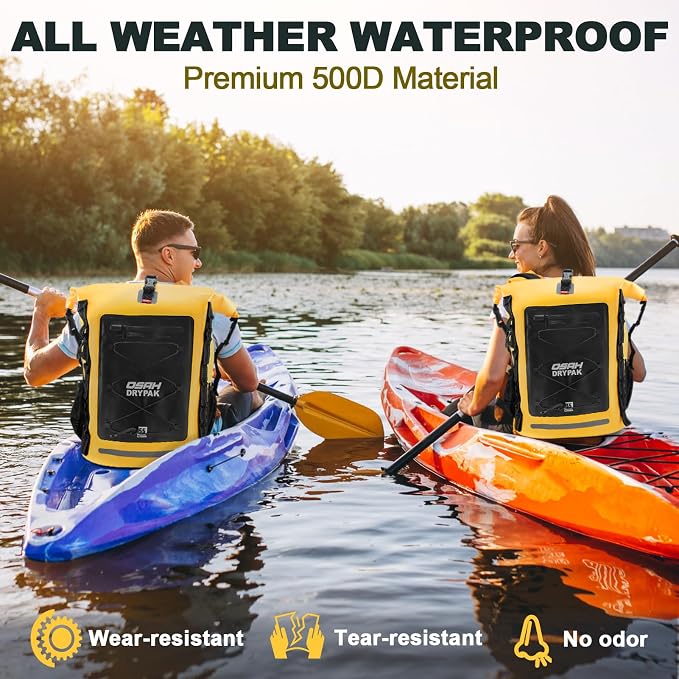 OSAH DRYPAK Waterproof Backpack Dry Bag 25L/35L/55L/85L – Heavy Duty Roll-Top - Image 7