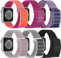 6 Pack Sport Nylon Loop Band Compatible by Honeystraper