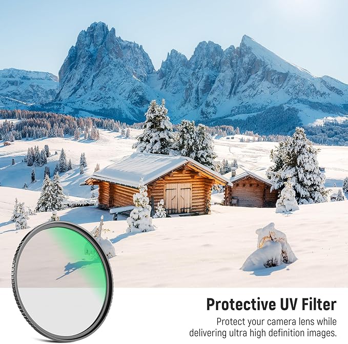 NEEWER 55mm MC UV Protection Filter 24 Layer Multi Resistant Nano Coatings/HD - Image 2