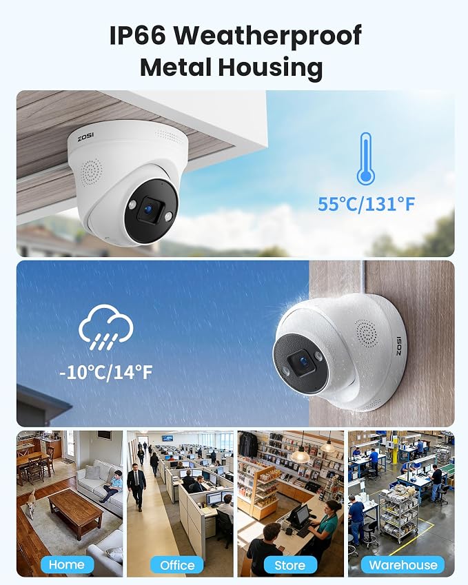 ZOSI 4K PoE Security Camera System - Image 6