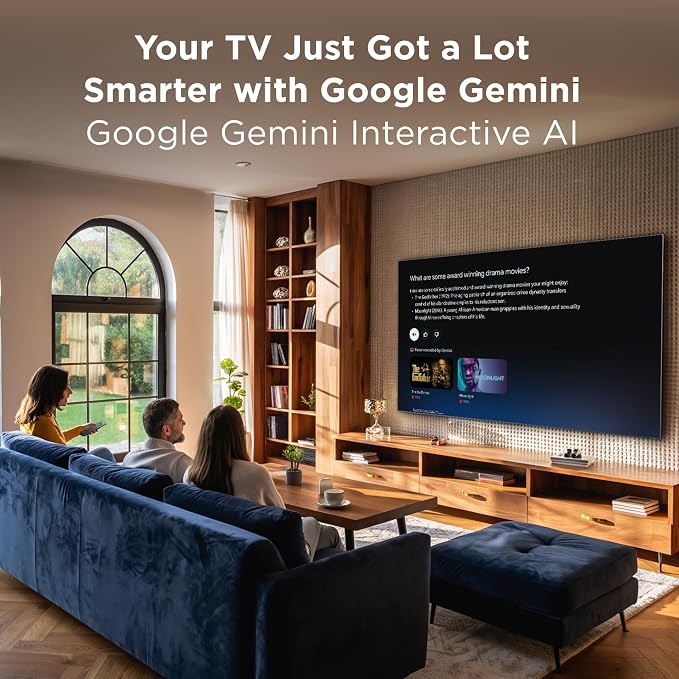 TCL 85 Inch Class QM7L Series | SQD-Mini-LED QLED Smart TV | 85QM7L, 2026 Model | 144Hz | Ultimate Color Ultra Brightness & Contrast | Google AI Bang & Olufsen | Voice Gaming Streaming Television - Image 10