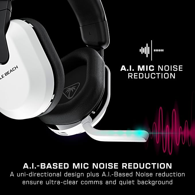 Turtle Beach Stealth 600 Wireless Gaming Headset for Xbox, PS5, PC, Mobile | Xbox Series X|S, Xbox One, PlayStation, PS4, Multiplatform, Bluetooth, 50mm Drivers, 80-Hr Battery, Flip-to-Mute Mic, White - Image 4
