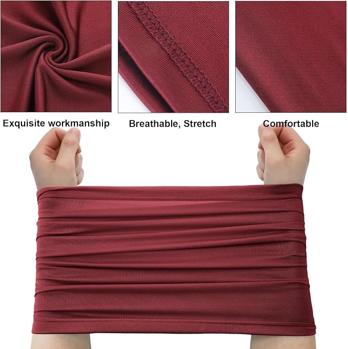 Geyoga 6 Pieces Summer UV Protection Cooling Neck Gaiter Face Clothing Neck - Image 5