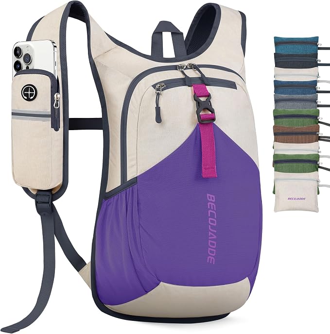 BECOJADDE 15L Small Hiking Backpack by BECOJADDE