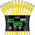 Maximm Cat 6 Ethernet Cable - 30 ft - High-Speed LAN by MaximmCable