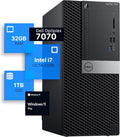 Dell Optiplex 7070 Tower Desktop Computer | Intel i7-9700 (3.4) | 32GB DDR4 RAM | 1TB SSD Solid State | Windows 11 Pro | Internal Wi-Fi 6 PCIe Adapter (Renewed) by Amazon+Renewed