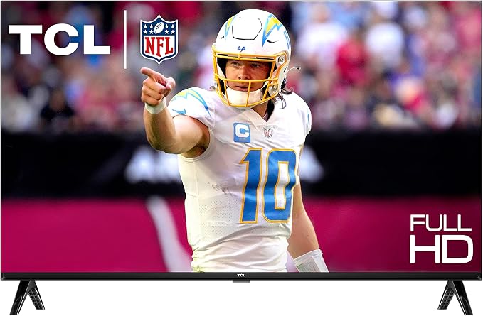 TCL 32-Inch Class S3 1080p LED Smart TV with Google TV (32S350G, 2023 Model), Google Assistant Built-in with Voice Remote, Compatible with Alexa, Streaming FHD Television,Black by TCL