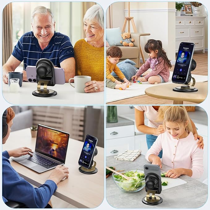 Wireless Induction Speaker, 4-in-1 Cell Phone Stand - Image 2