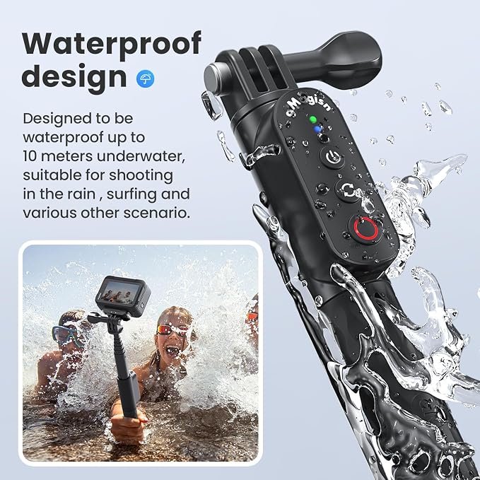 Remote Control Selfie Stick 100CM Stretchable Compatible - Image 3