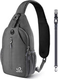 WATERFLY Small Hiking Sling Bag: Crossbody Sling Backpack Chest Bag Daypack by Waterfly