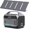 DARAN Portable Power Station with 60W Solar Panel, 288Wh (90,000mAh) LiFePO4 Battery, 350W (600W Peak) Mini Solar Generator, 2.1Hrs Fast Charing, 7-Port Design with AC Outlet for Emergency, Hurricane by DARAN