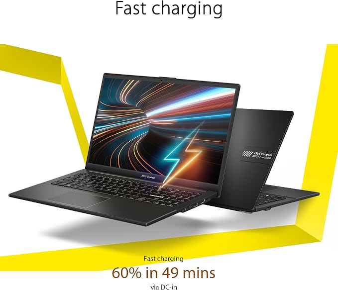 ASUS Vivobook Go 15 15.6” FHD 60Hz Laptop with Intel Processor N150, Intel UHD Graphics, 4GB RAM, 128GB SSD, Mixed Black - Image 6