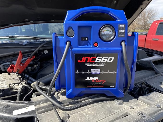 Clore Automotive Jump-N-Carry JNC660 1700 Peak Amp 12 Volt Jump Starter , Blue - Image 4