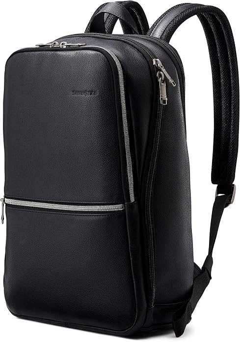 Samsonite Classic Leather Slim Backpack by Samsonite