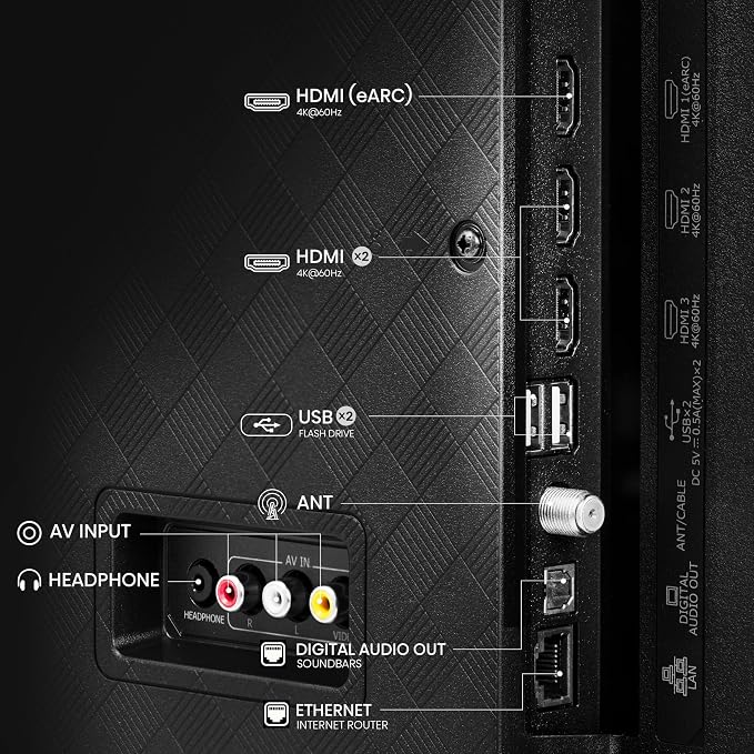 Hisense A7 Series 43-Inch Class 4K UHD Smart Google TV with Voice Remote, Game Mode Plus, Chromecast Built-in (43A7N, 2024 Model) - Image 9