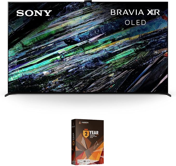 Sony XR77A95L 77 Inch QD-OLED 4K UHD Smart Google TV with AI Upscaling and 2 Year Amber Protection Plan (2023) by Unknown