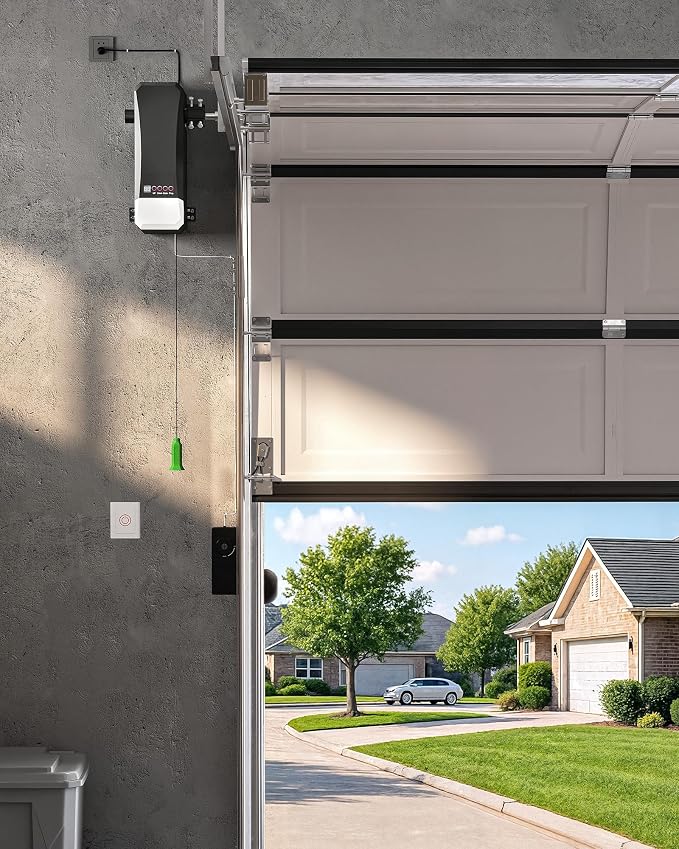 ZUMI Wall-Mounted Garage Door Opener, App-Controlled Garage Opener - Image 9