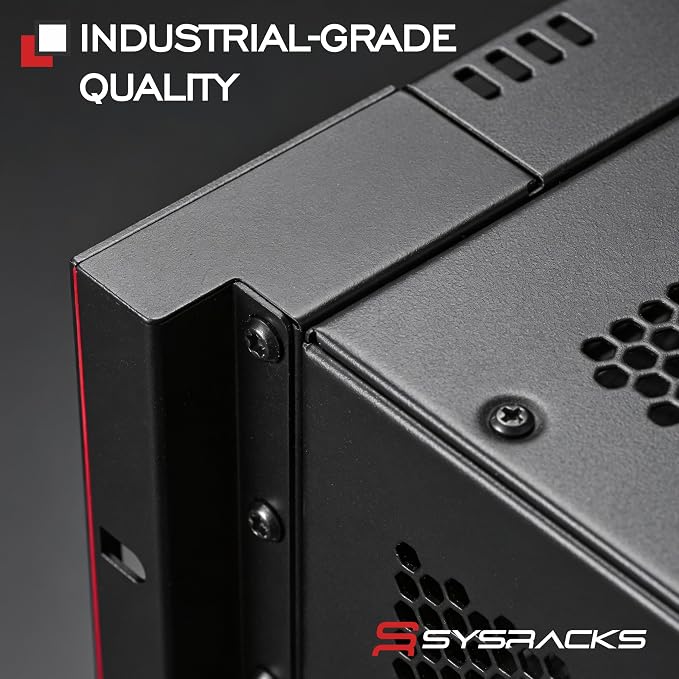 15U Wall Mount Server Rack Cabinet – 19" Network Rack Enclosure, PDU & 2 Shelves - Image 9