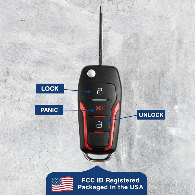 2X KeylessOption Key Fob for 1998 1999 2000 2001 2002 2003 2004 2005 2006 2007 - Image 6