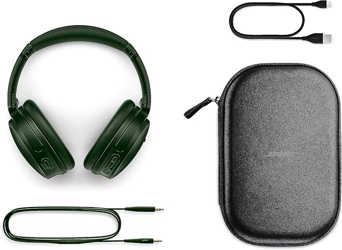 Bose QuietComfort Bluetooth Headphones, Wireless Headphones with Active Over Ear Noise Cancelling and Mic, Deep Bass, Up to 24 Hours of Playtime, Cypress Green - Limited Edition - Image 6