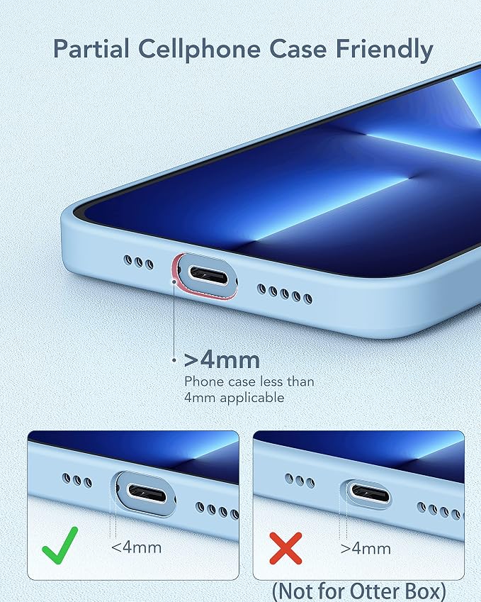 charmast Small Portable Charger for iPhone, Ultra-Compact 20W PD Fast Charging Power Bank 5000mAh, Mini Battery Pack for iPhone 14/14 Pro Max/13/13 Pro Max/12/12 Pro Max/11/XR/X/8/7/6 etc - Image 7