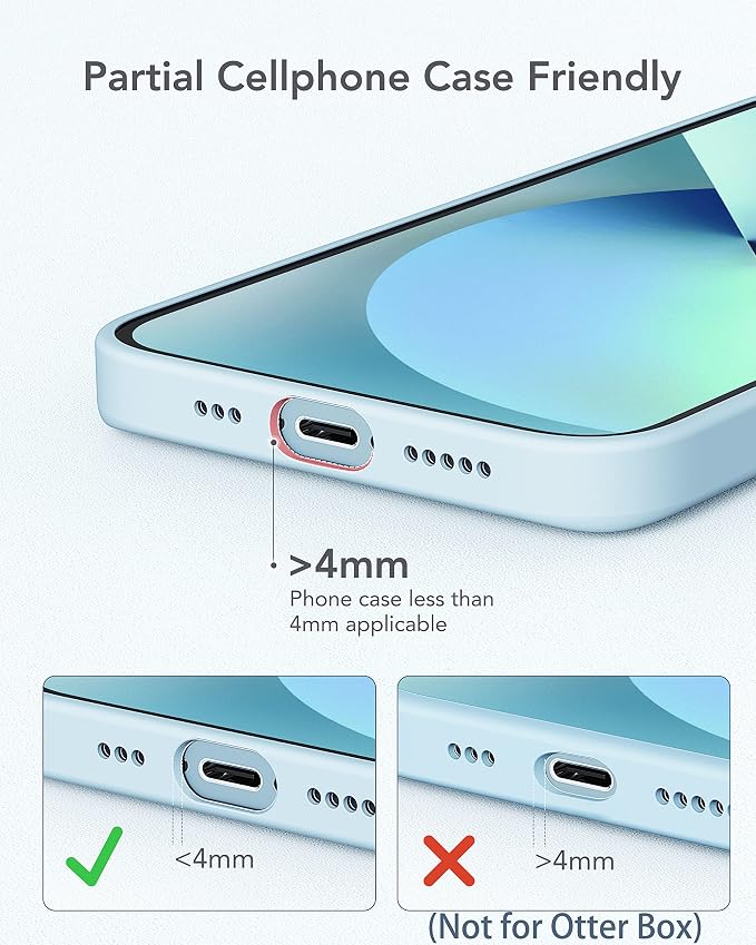 charmast Small Portable Charger for iPhone, Ultra-Compact 20W PD Fast Charging Power Bank 5000mAh, Mini Battery Pack for iPhone 14/14 Pro Max/13/13 Pro Max/12/12 Pro Max/11/XR/X/8/7/6 etc - Image 8