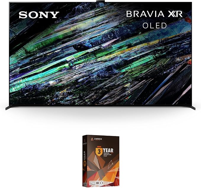 Sony XR77A95L 77 Inch QD-OLED 4K UHD Smart Google TV with AI Upscaling and 3 Year Amber Protection Plan (2023) by Unknown