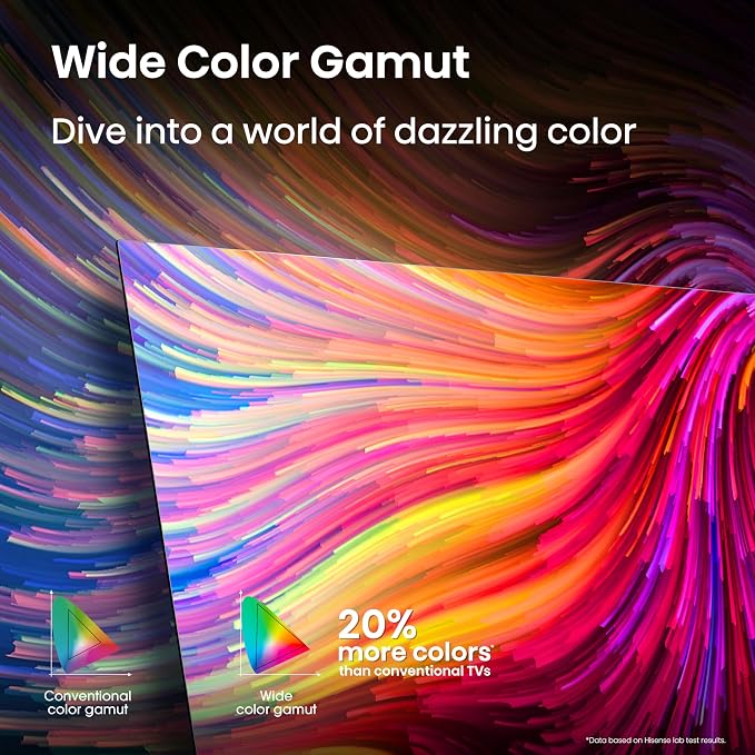 Hisense A7 Series 43-Inch Class 4K UHD Smart Google TV with Voice Remote, Game Mode Plus, Chromecast Built-in (43A7N, 2024 Model) - Image 2