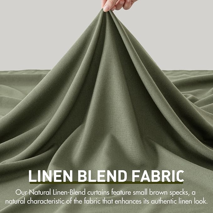 Memory Trained Pinch Pleated Curtains 92 Inches Long, Linen Pinch Pleat Sheer - Image 7