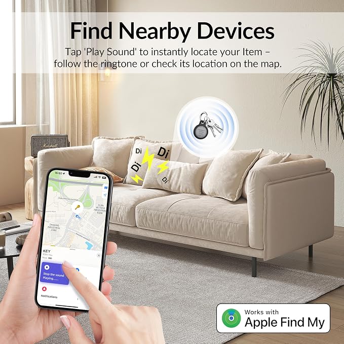 Tracker Tag - 2 Pack Bluetooth Trackers Works - IP67 Waterproof Item Finders | - Image 8
